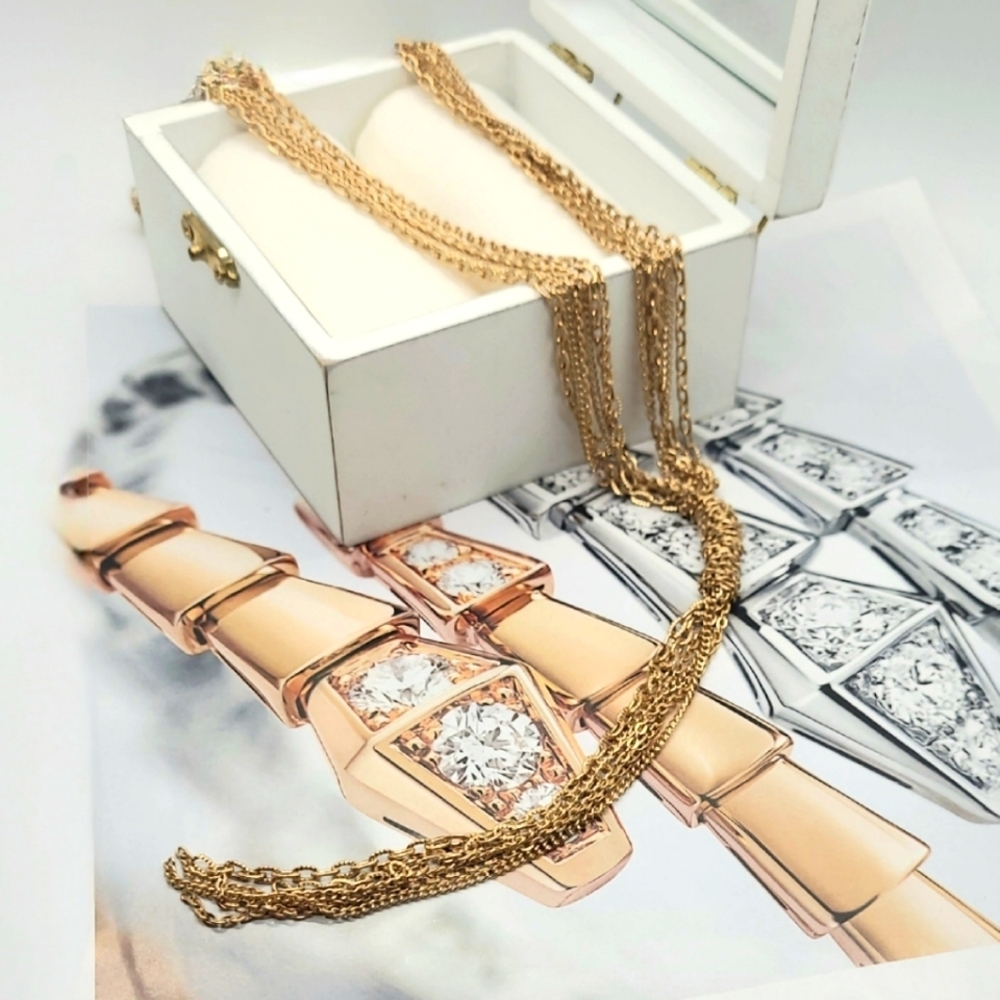 NWT Adrienne Vittadini Multichain Knotted Gold Necklace